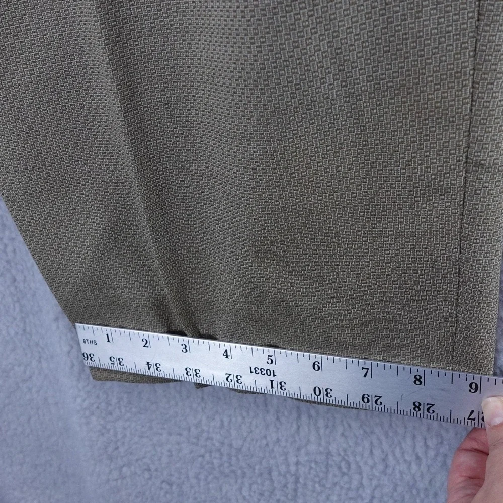 Zanella Neiman Marcus Mens‎ Pleated Dress Pants Brown Size 36x25 Made in Italy